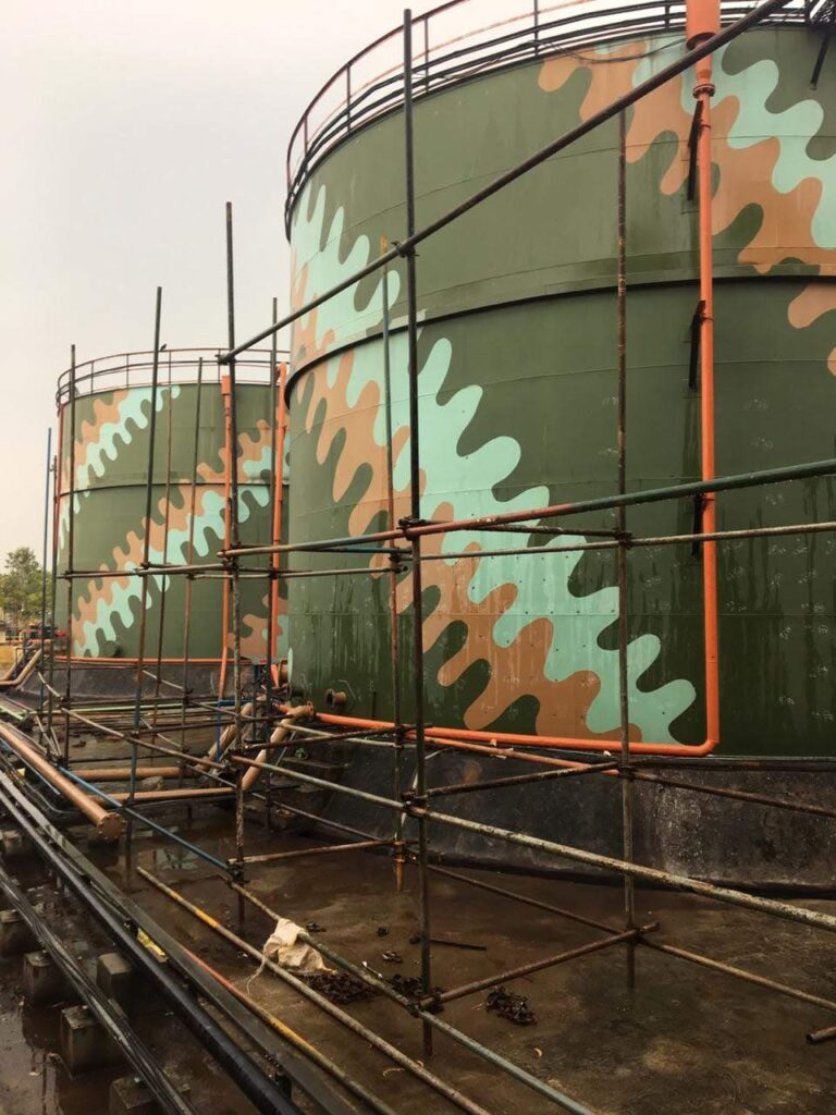 Repair of crude tanks by GMTS Kkd