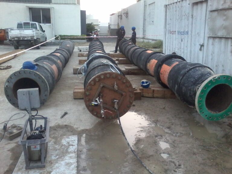 Pressure Testing Of Double Carcass Dunlop Hoses by GMTS Kkd