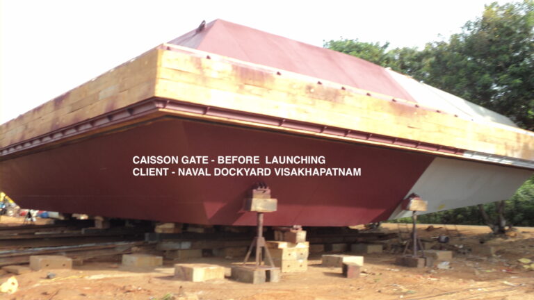 Caisson Gate Fabricated by GMTS Kakinada