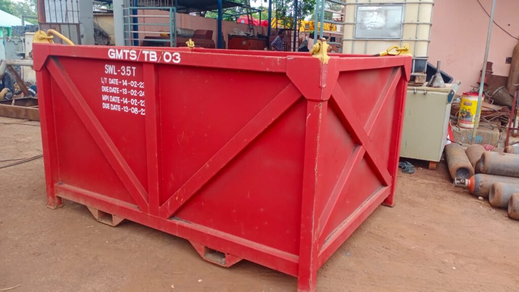 Rental of Cargo baskets by GMTS Kakinada