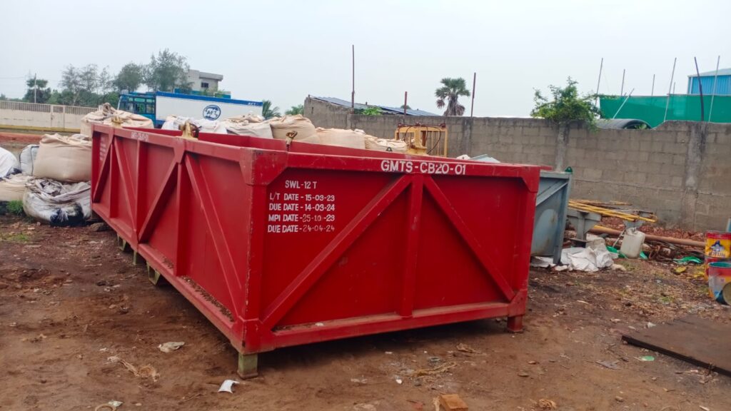 Rental of Cargo baskets by GMTS Kakinada