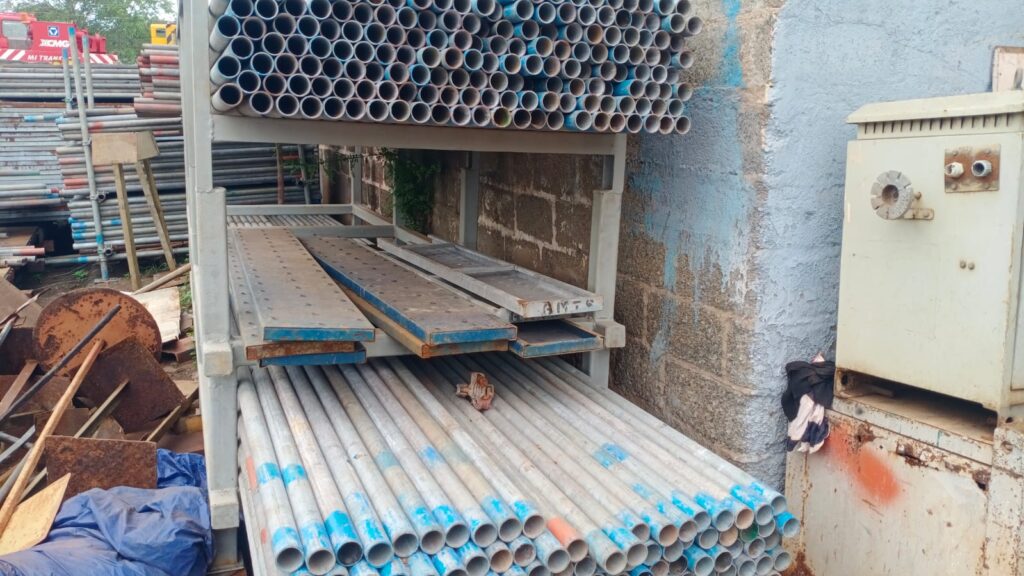 Rental of scaffolding material by GMTS Kakinada